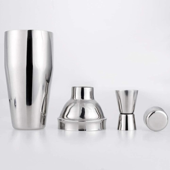 NIB - 9 PC Cocktail Stainless Elegant Shaker set - Picture 4 of 7